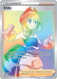 Pokemon TCG SWSH10: Astral Radiance Irida (Secret/Rainbow Rare) - Ultra Rare - 183/189 (LP)