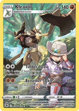 Pokemon Astral Radiance TG08/TG30 - (Hisuian) Kleavor - Trainer Gallery Full Art (LP)