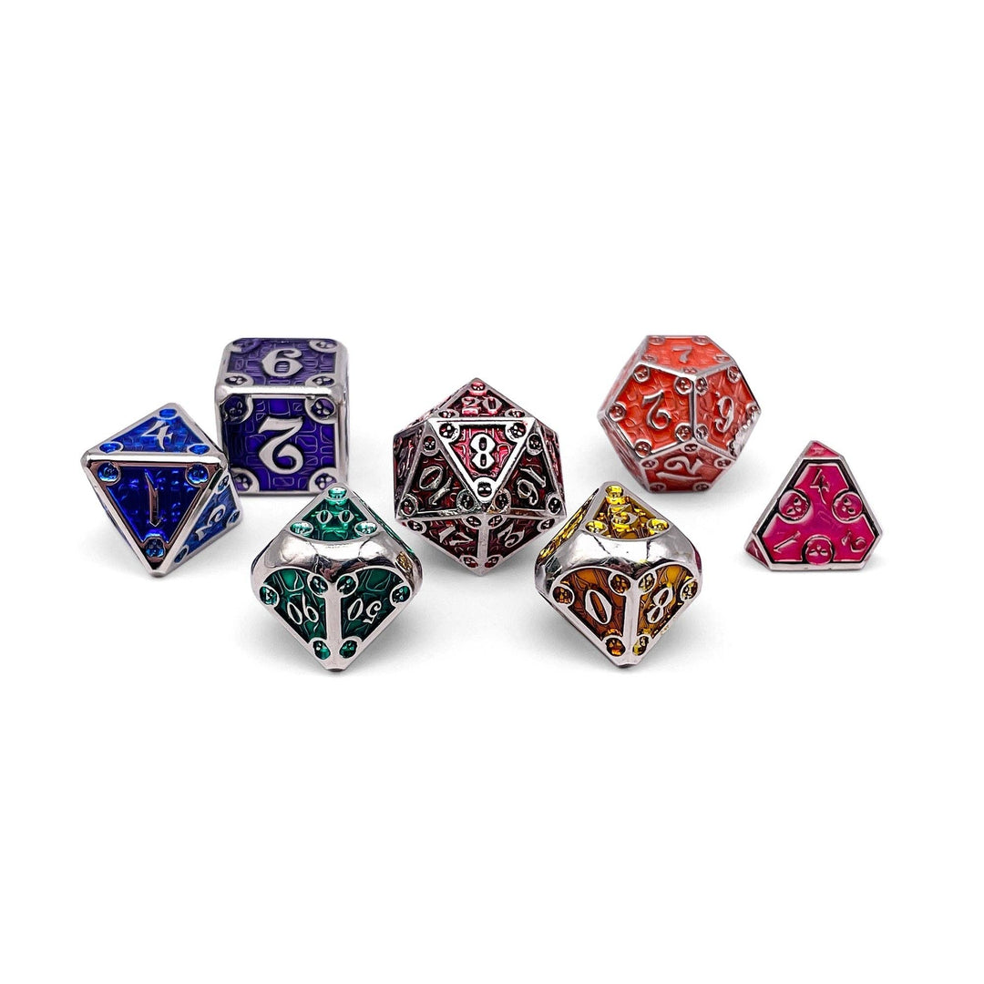 Norse Foundry Dungeon Delve - Treasure Trove 7 Piece RPG set Alloy Metal Dice NE31726