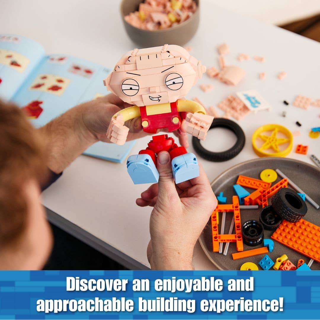 BrickCraft Family Guy Stewie on Trike Brick Building Set - NE52026