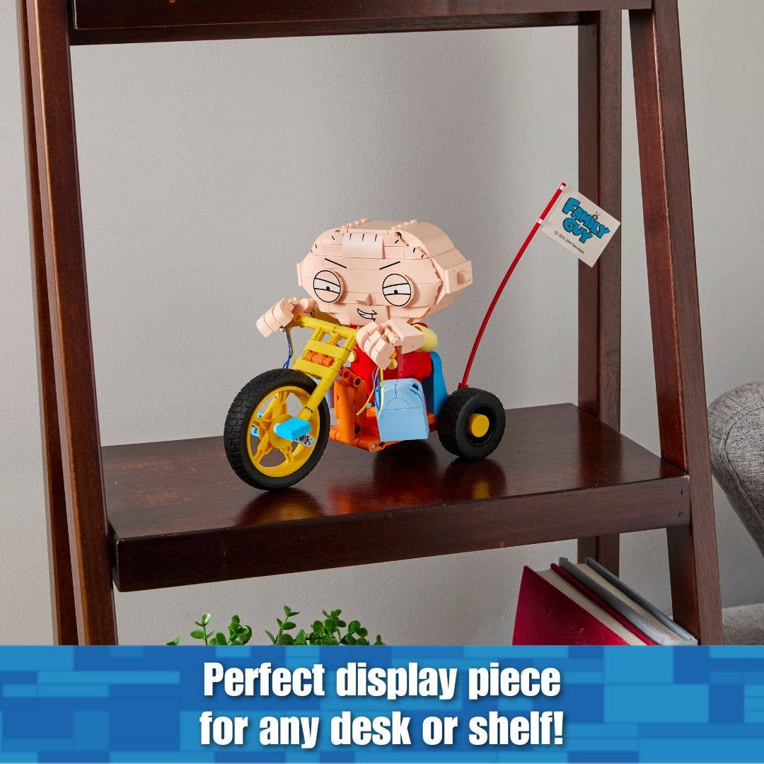 BrickCraft Family Guy Stewie on Trike Brick Building Set - NE52026