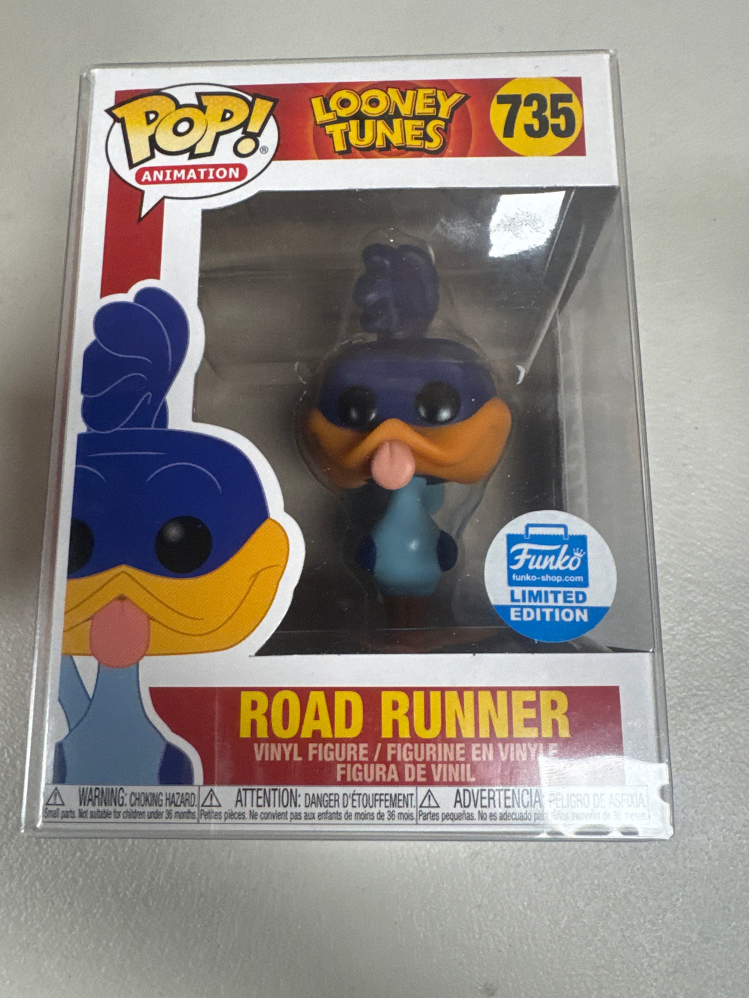 Funko Pop! Road Runner #735 Limited  Looney Tunes   FP72826