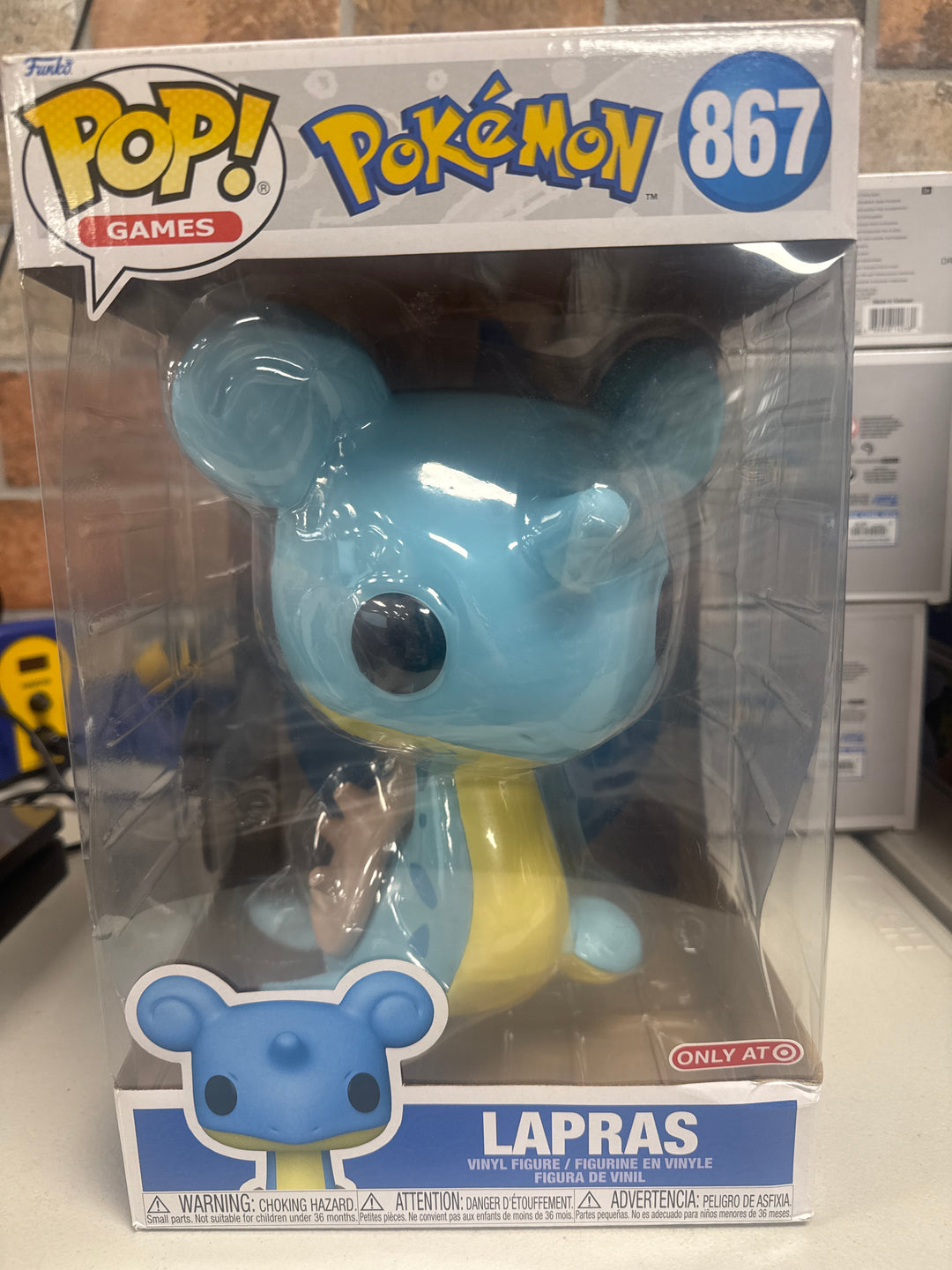 Funko Pop! Lapras #867 Jumbo 10" Target Pokemon FP92926