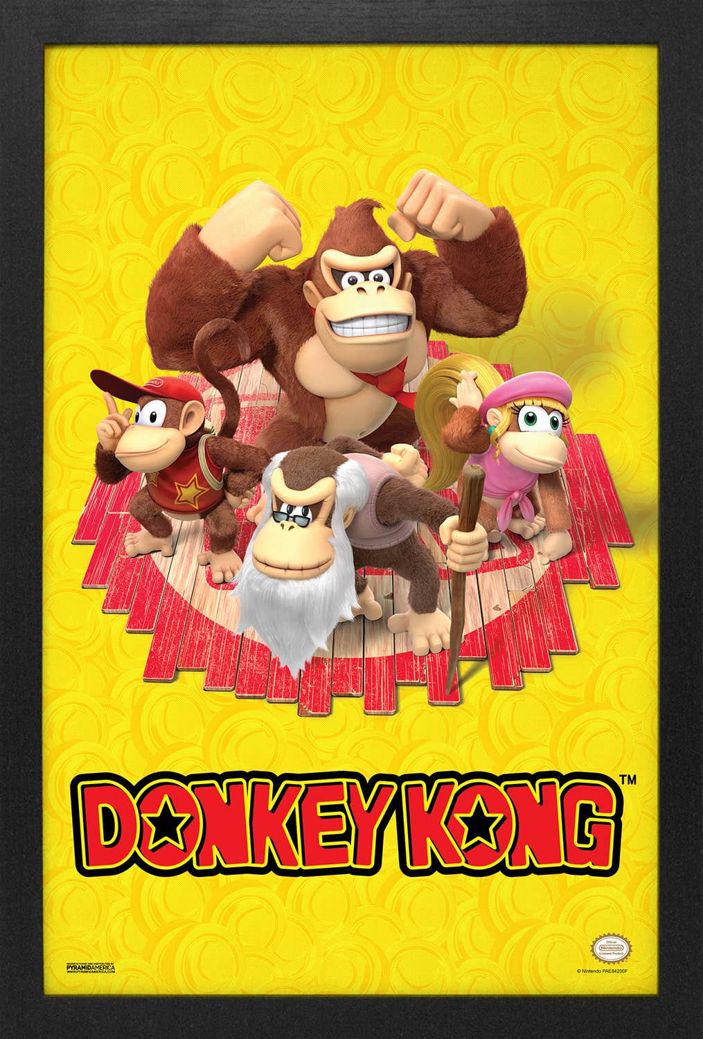 Donkey Kong & Friends Framed Print