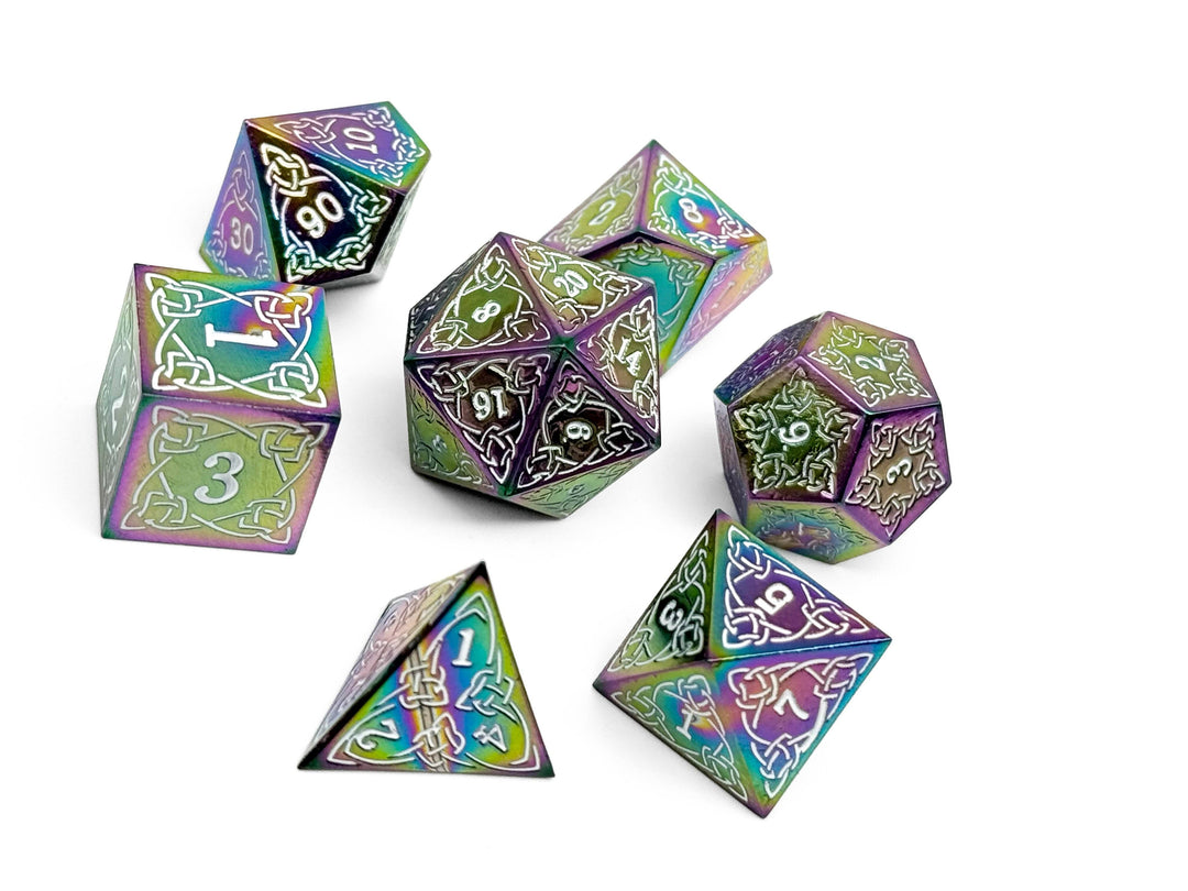 Norse Foundry Celtic Mystery Metal Dice Set NE31726