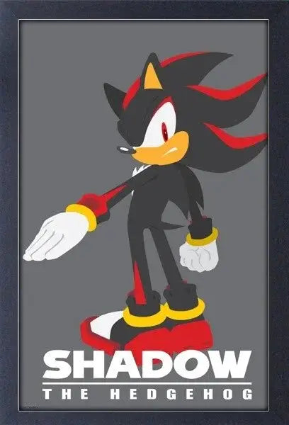 Sonic Modern Shadow Framed Art Print