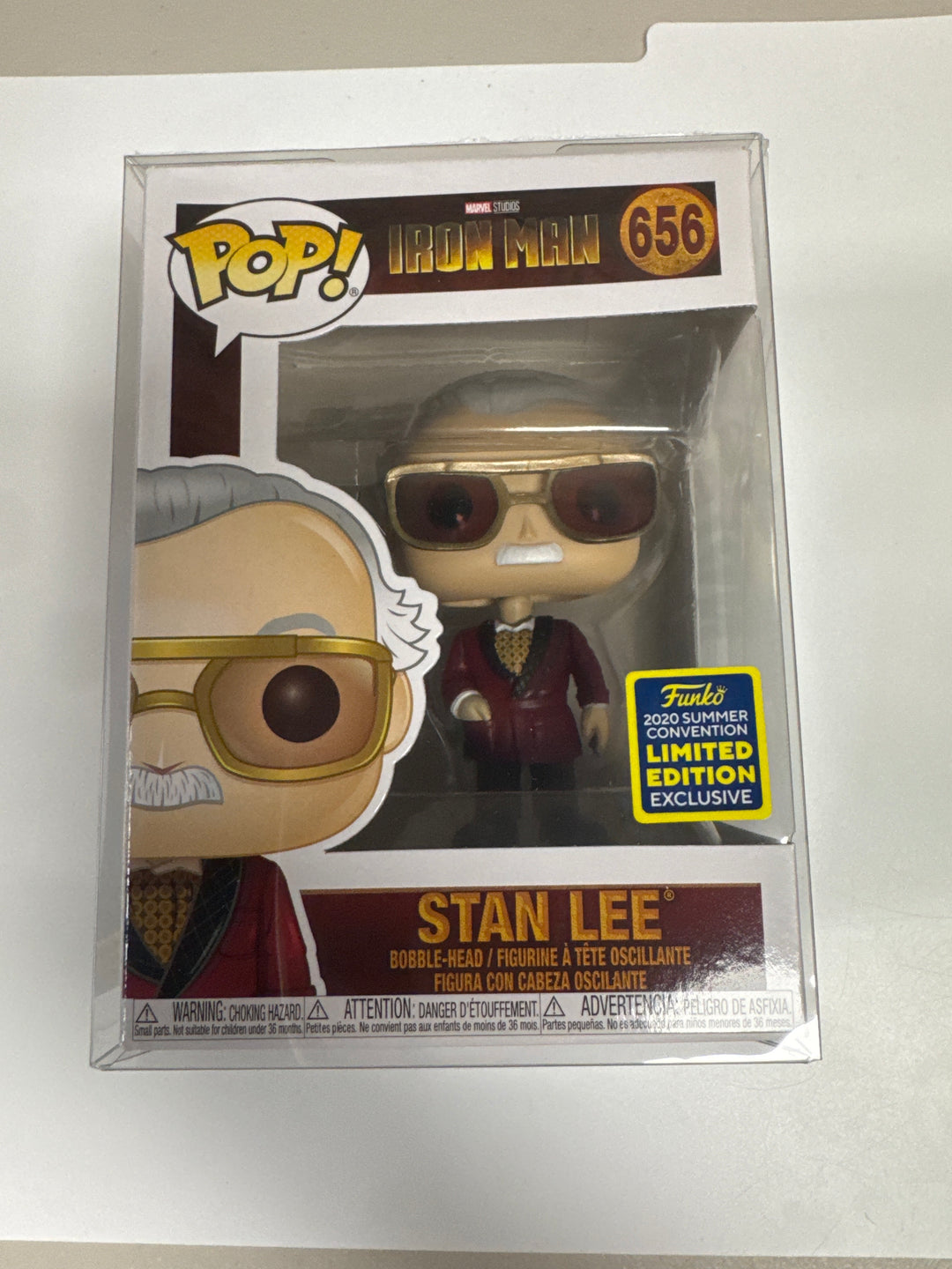 Funko Pop! Stan Lee #656 Summer Convention Marvel Iron Man FP73026