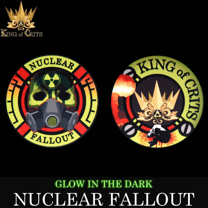 King of Crits Nuclear Fallout - 11 Dice Set (Glow) NE4226