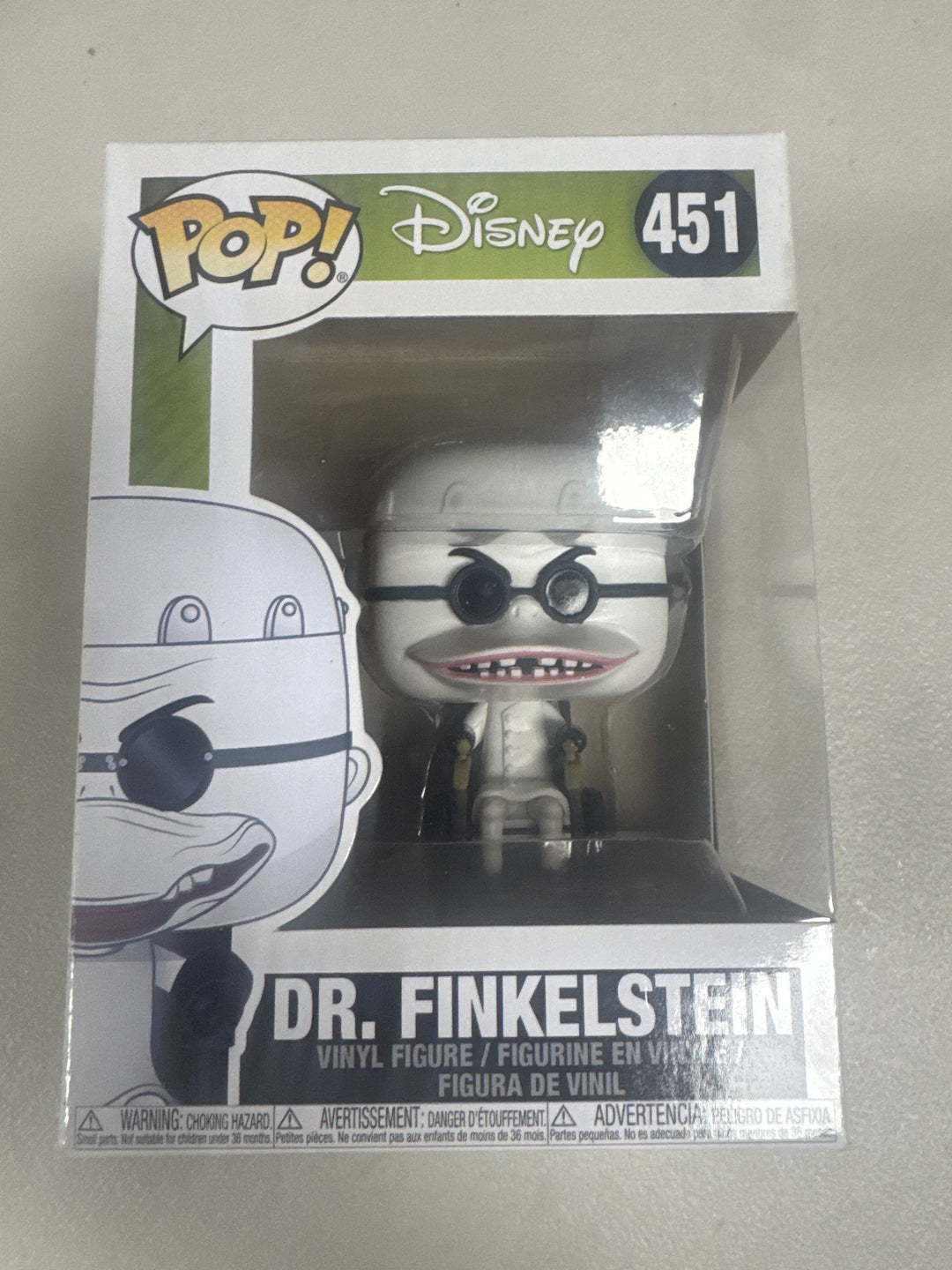Funko Pop! Dr. Finkelstein #451 Disney The Nightmare Before Christmas FP92526