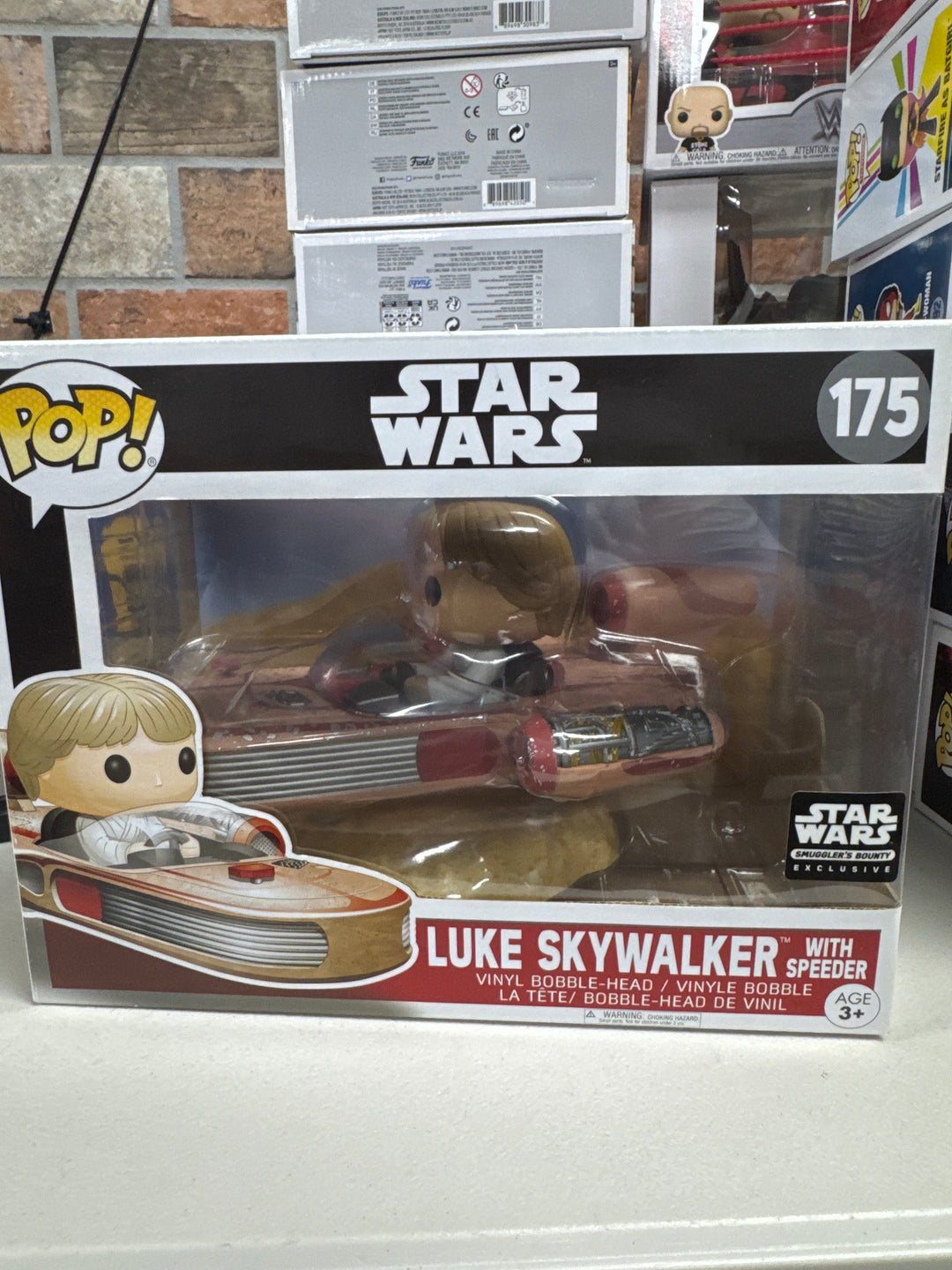 Funko Pop! Luke Skywalker with Speeder #175 Smuggler's Bounty Star Wars FP92926
