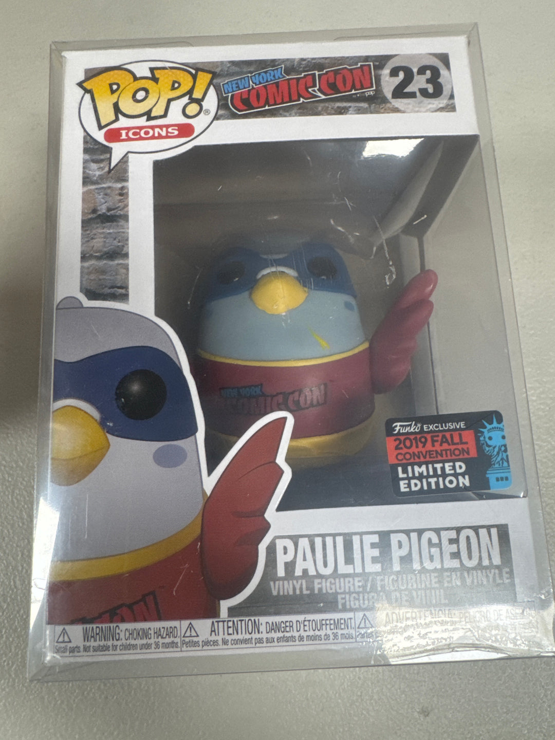 Funko Pop! Paulie Pigeon (Red Shirt) #23 New York Comic Con FP72826