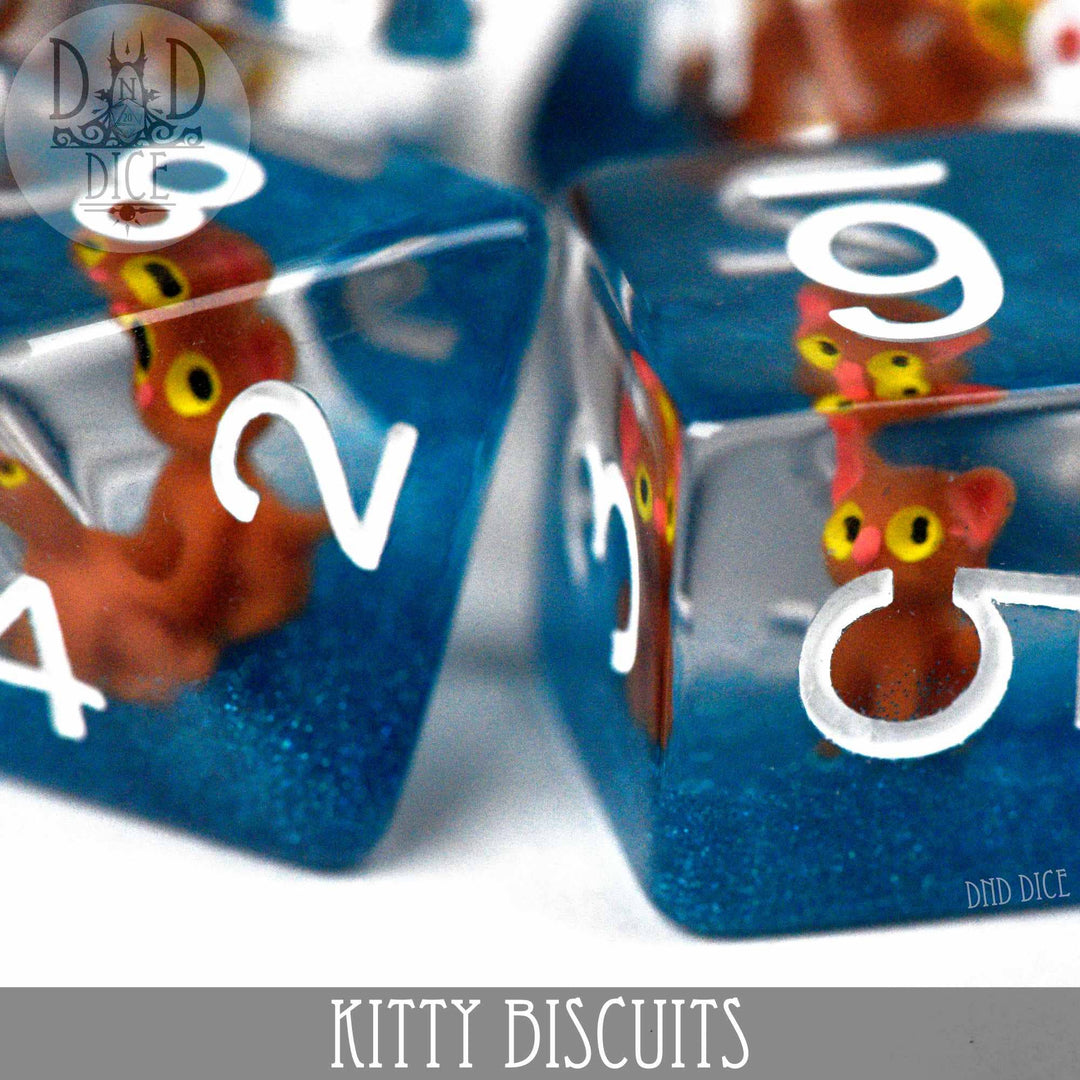 King of Crits Kitty Biscuits Dice Set NE4226