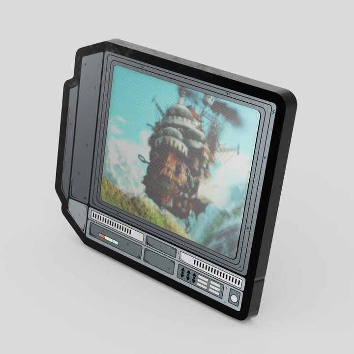 2.5" Lenticular Howls Moving Castle CRTV Enamel Pin - NE32726