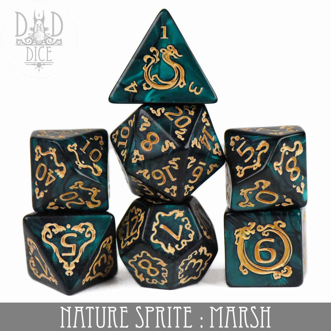 King of Crits Nature Sprite: Marsh Dice Set NE4226