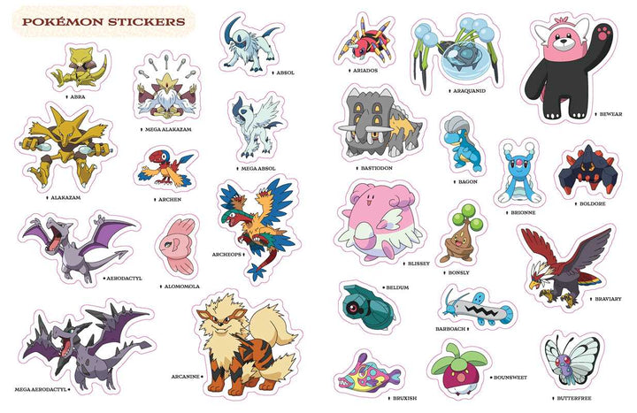Pokémon Alola Region Sticker Book by The Pokemon Company International NE32526