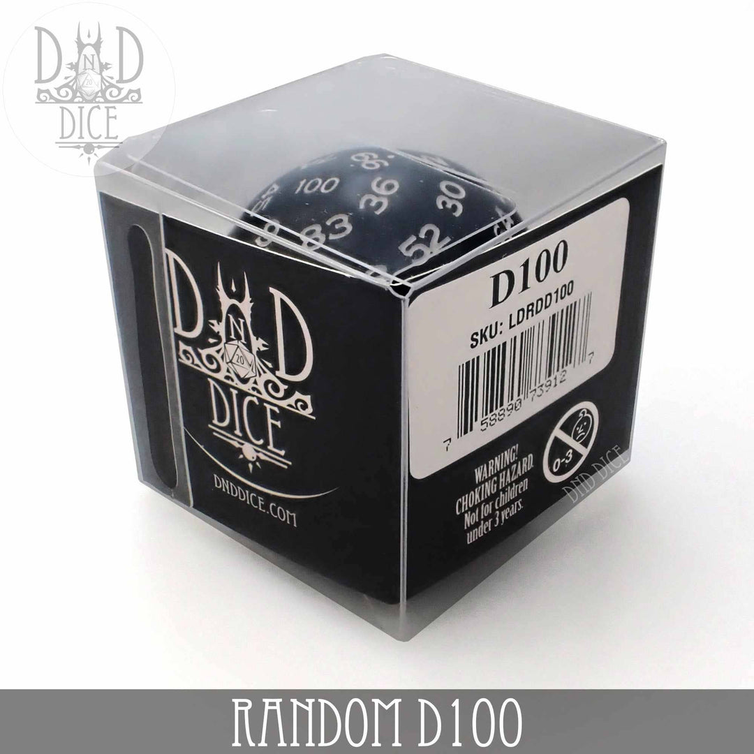 King of Crits 50mm D100 (Random Color) Dice NE4226