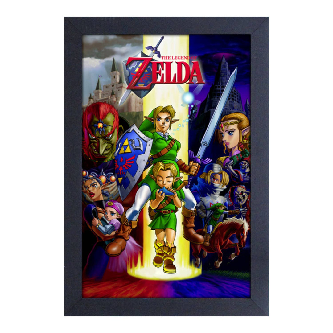 Zelda Ocarina Framed Art Print