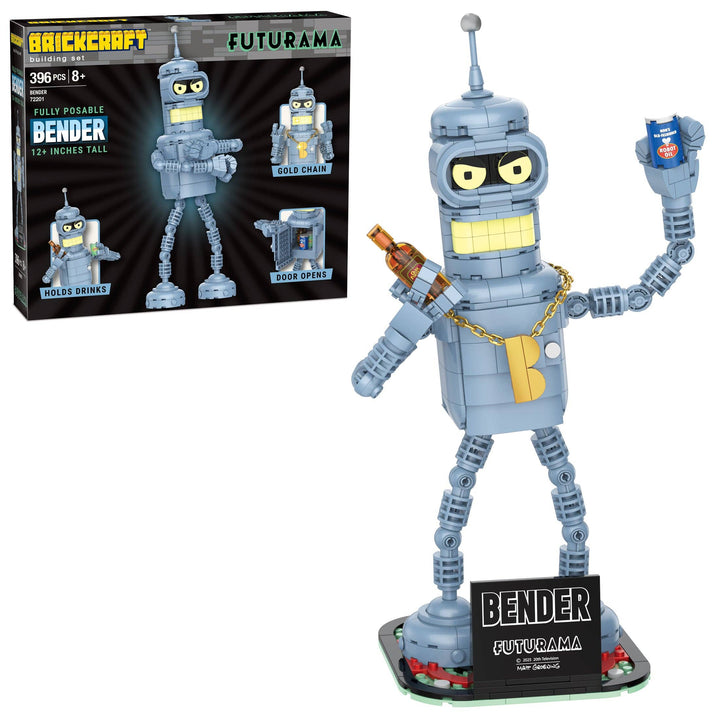 Futurama Bender Brick Building Figure NE33126