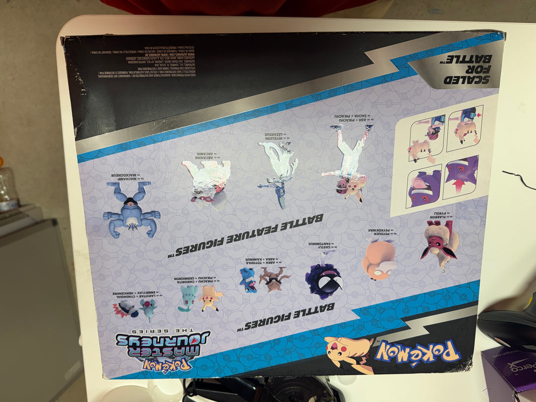 Jazwares Pokemon Master Journeys 5 Pck Figs- Pikachu, Dragonite, Lucario, Gengar NT11326