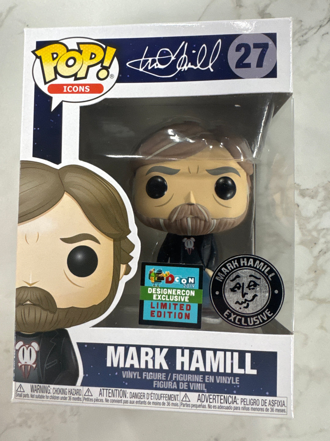 Funko POP! Mark Hamill #27 Designer Con DCON Exlusive #27 FP72026