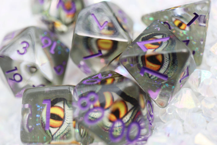 Venom Dragon Eye RPG Dice Set - NE043026