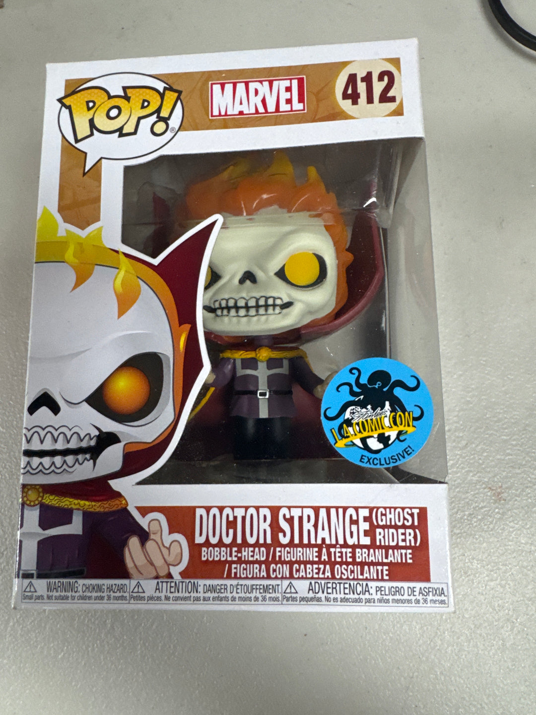 Funko Pop! Doctor Strange (Ghost Rider) #412 LA Comic Con Marvel FP82826