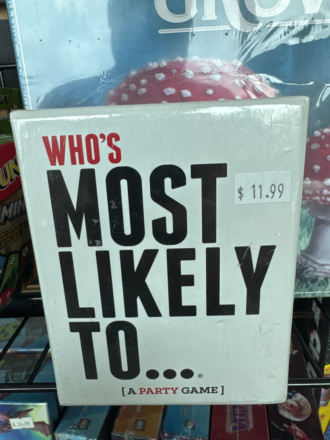 Who's Most Likely to... A Party Game Board/ Card Game NEW MD92325