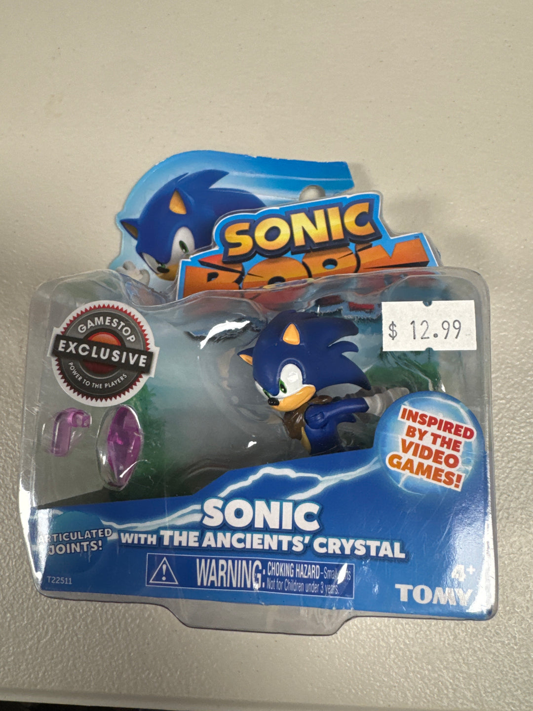 Tomy Sonic Boom Figure: Sonic with the Ancients' Crystal (Gamestop Exclusive) NT62626