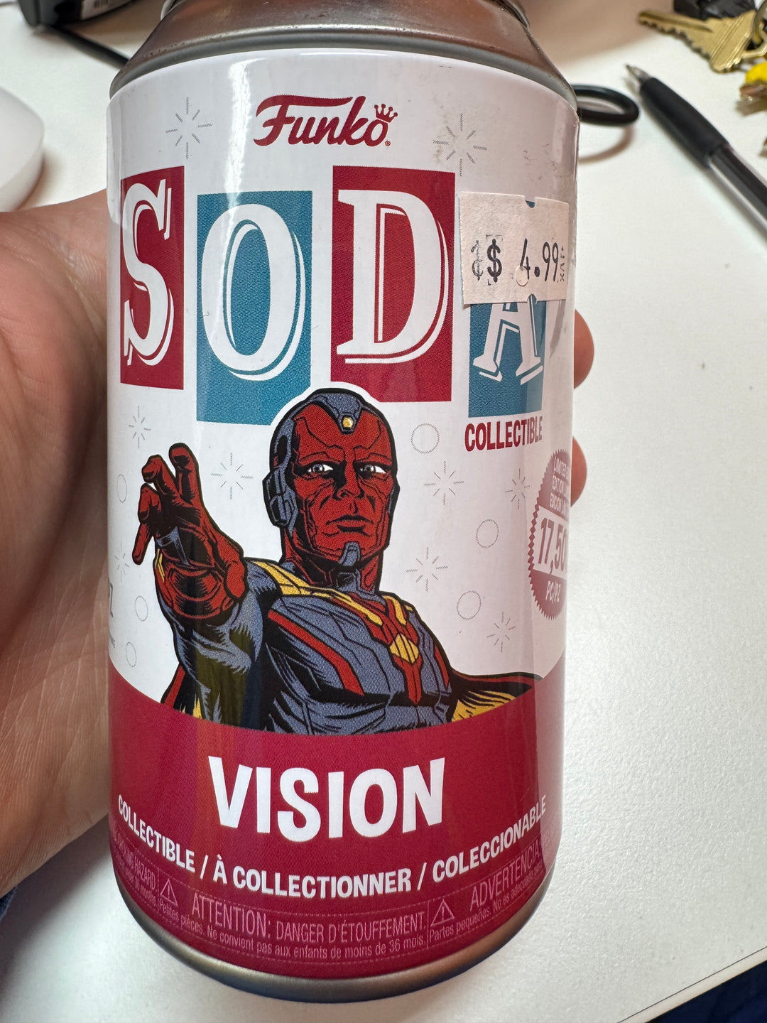 Funko Soda - Marvel Wandavision Vision - Opened MD31626