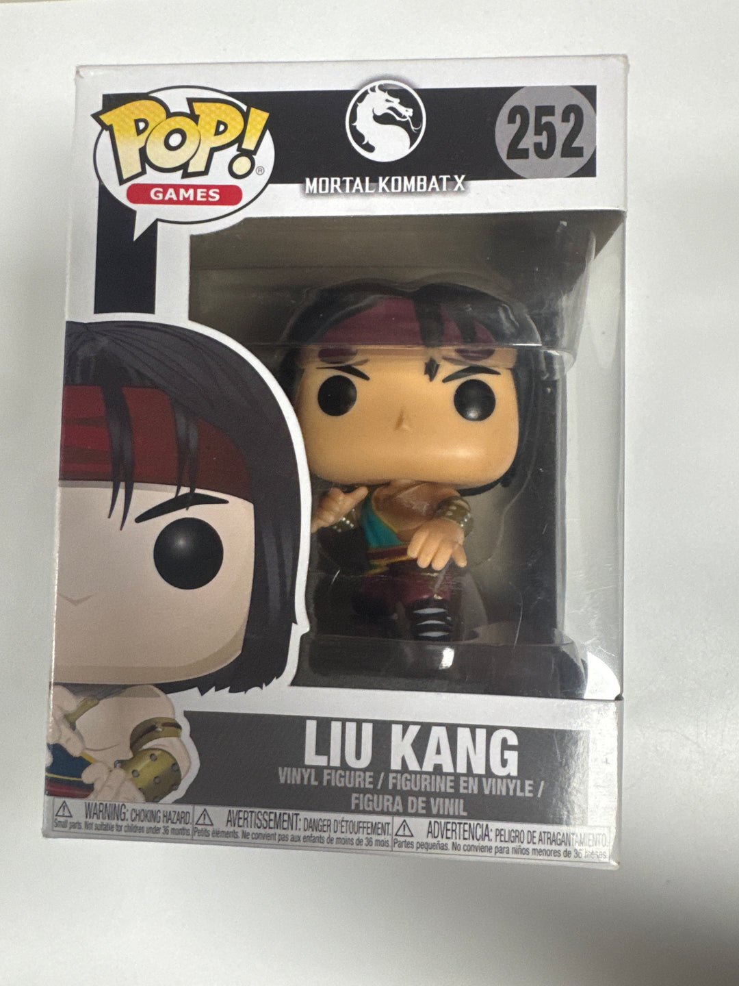 Funko Pop! Liu Kang #252 Mortal Kombat X FP81026
