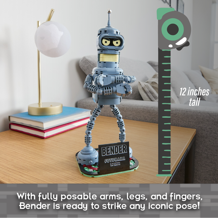 Futurama Bender Brick Building Figure NE33126