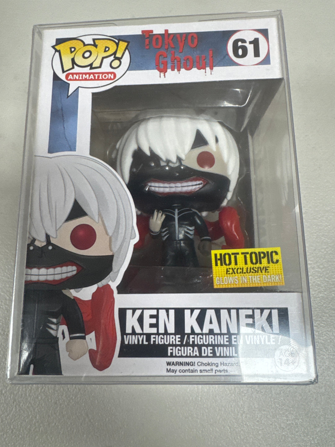 Funko Pop! Ken Kaneki #61 GITD Hot Topic Tokyo Ghoul  FP72826