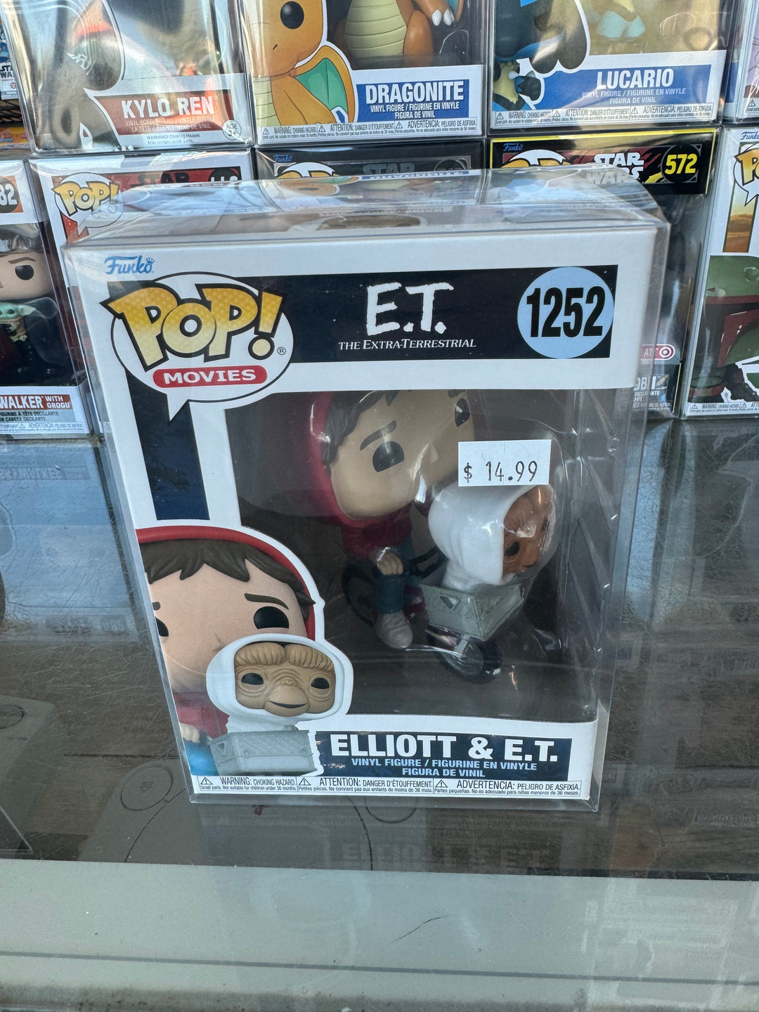 E.T.- Elliot & ET on Bike #1252 - Funko Pop