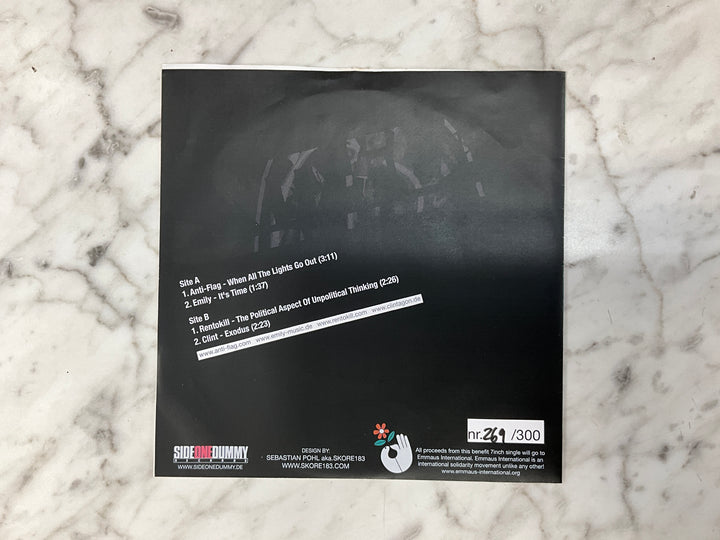 Anti-Flag - feat. Emily, Renttokill, Clint (2009 Compilation, Limited Edition, Numbered) Very Good Plus VR101726