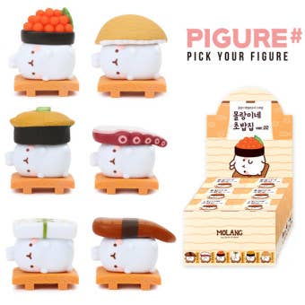 Molang's Sushi Shop Random Figure Blind Box NE33126