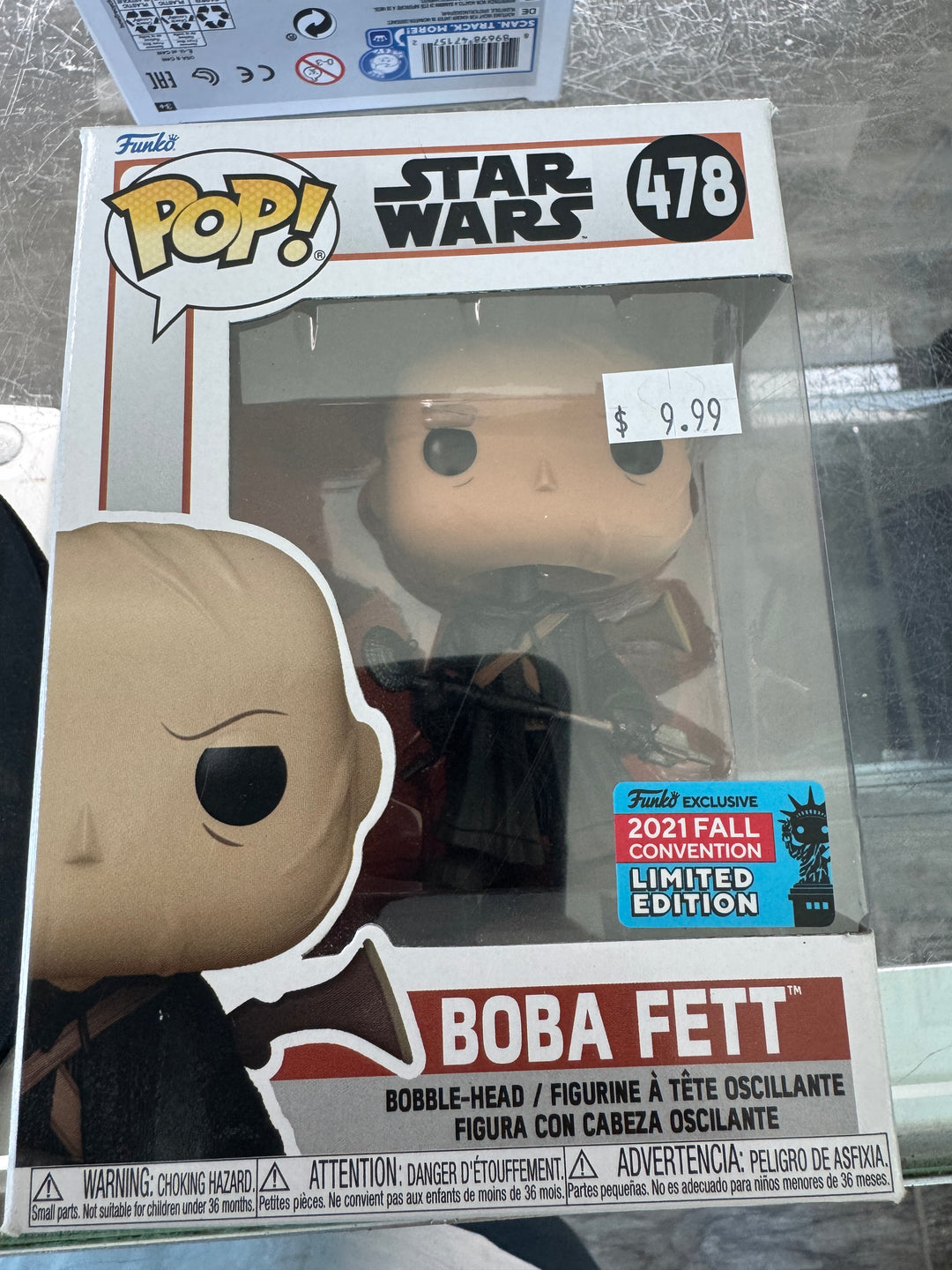 Star Wars #478 Boba Fett (21’ Fall Convention LE #478 - Funko Pop