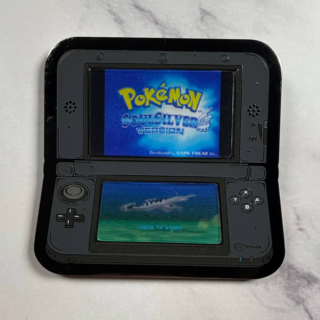 3DS 2.5" Lenticular Soul Silver Pokemon Pin - NE32726