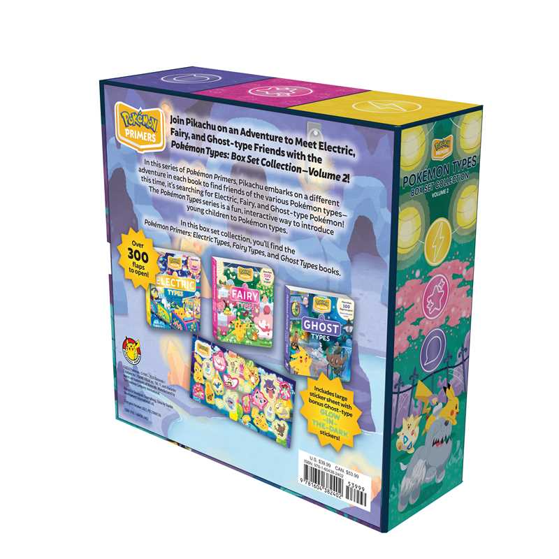 Pokémon Primers Types: Box Set Collection Volume 2 by Josh  Bates NE32526