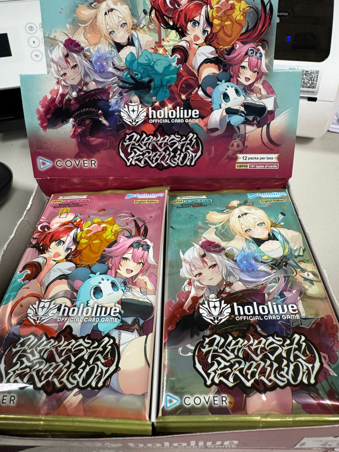 Hololive OCG: Ayakashi Vermilion Booster Pack or Box