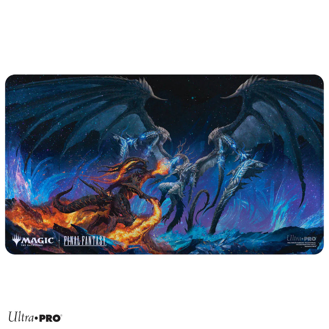 Ultra PRO  Standard Gaming Playmat Final Fantasy Bahamut and Ifrit Holofoil MTG NA121925