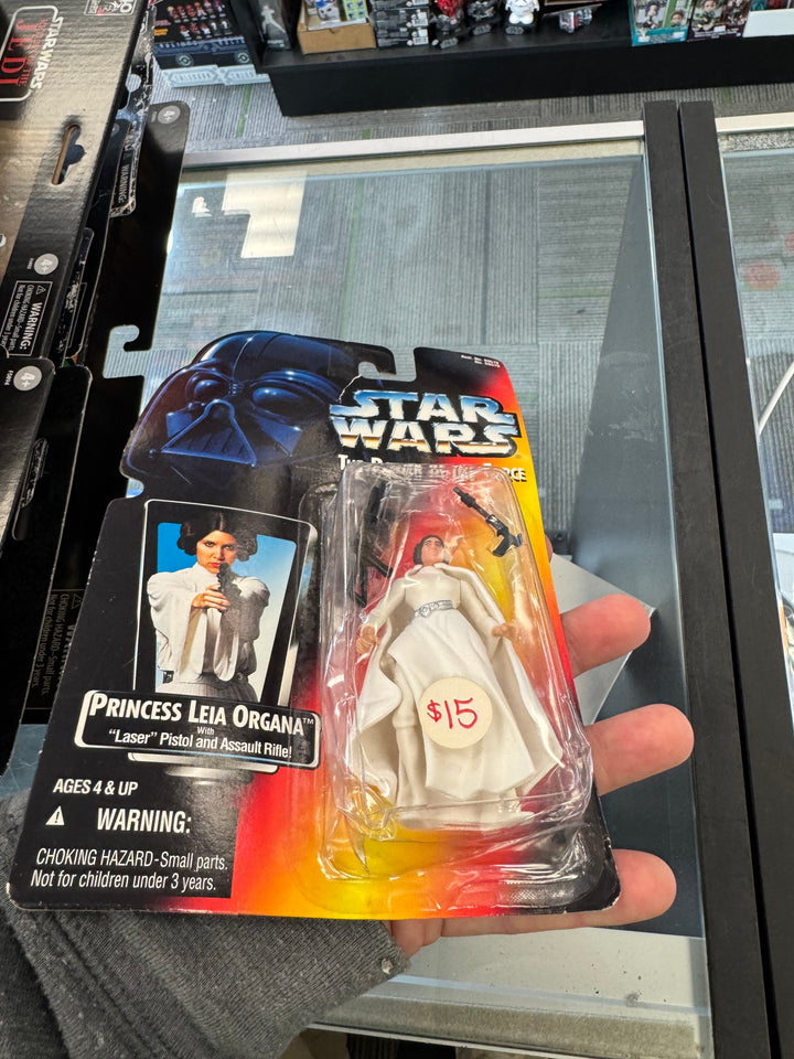 Star Wars Princess Leia Organa Action Figure Power of the Force 1995 Kenner New 36251