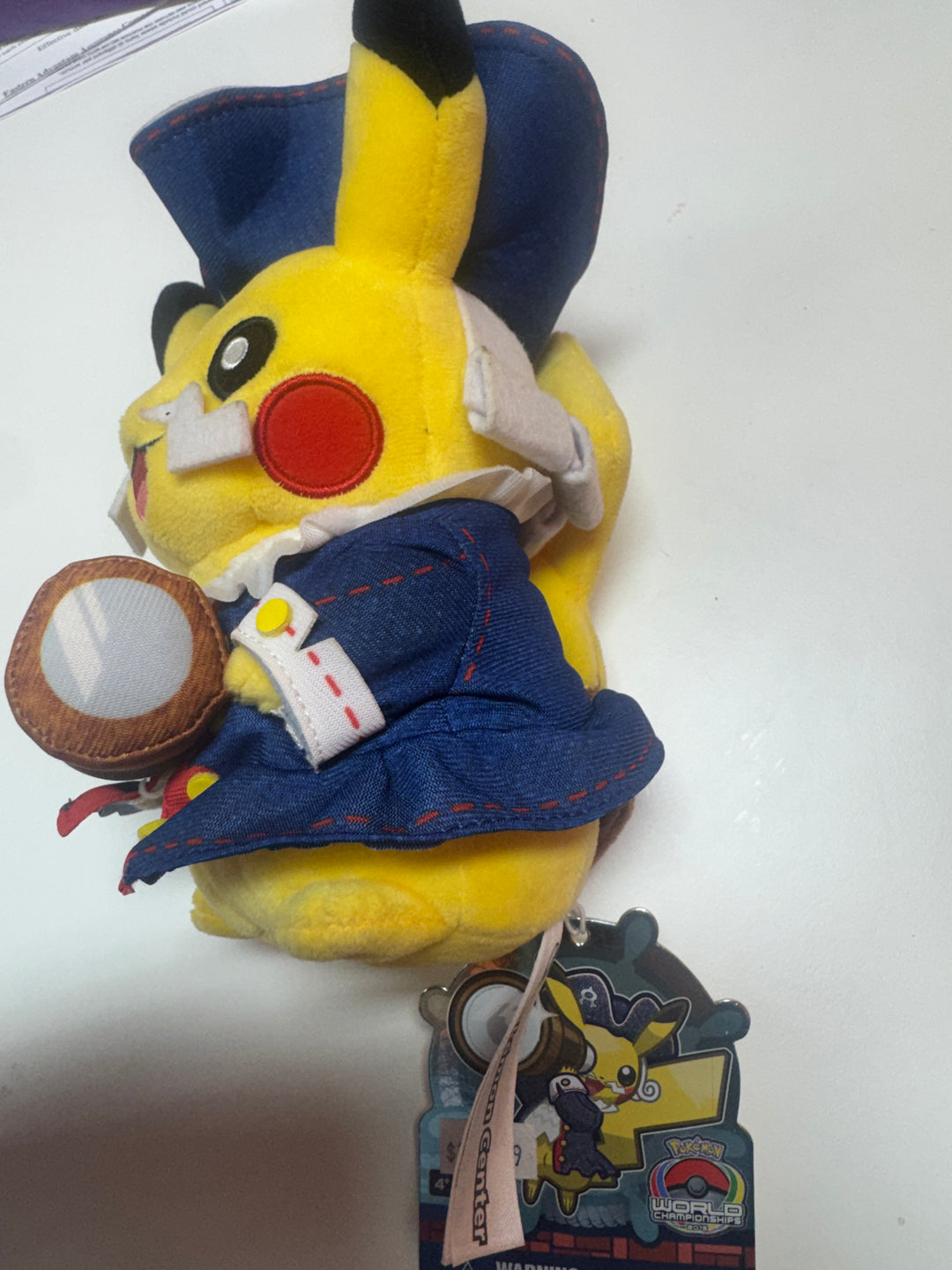 Patriot Pikachu Plush (Boston Exclusive) 2015 Pokémon World Championships Authentic MD31126