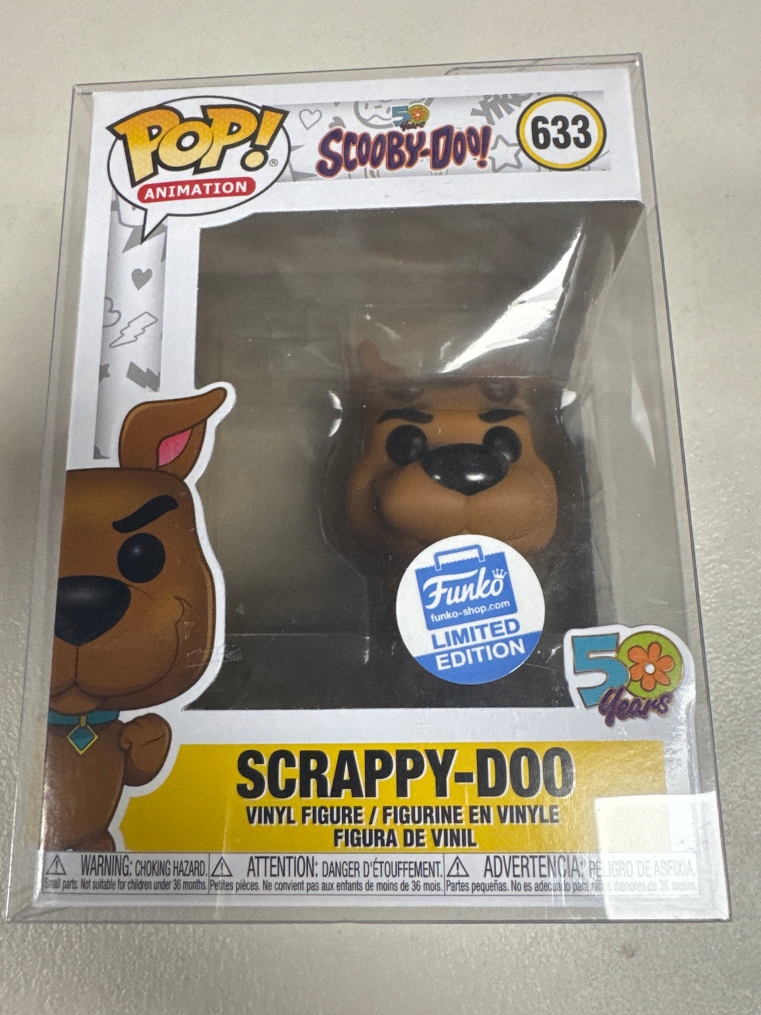 Funko Pop! Scrappy-Doo #633 Limited Scooby Doo FP72426