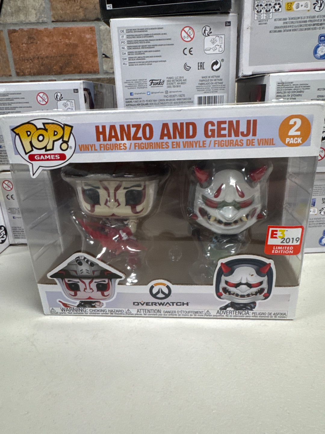 Funko Pop! Hanzo and Genji 2 Pack E3 2019 Overwatch  FP81826