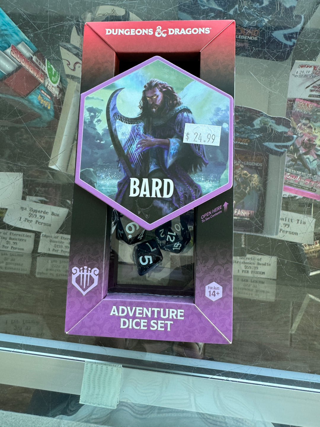 Sirius Dice D&D Adventure Dice Set: Bard- Blue/Black MD62526