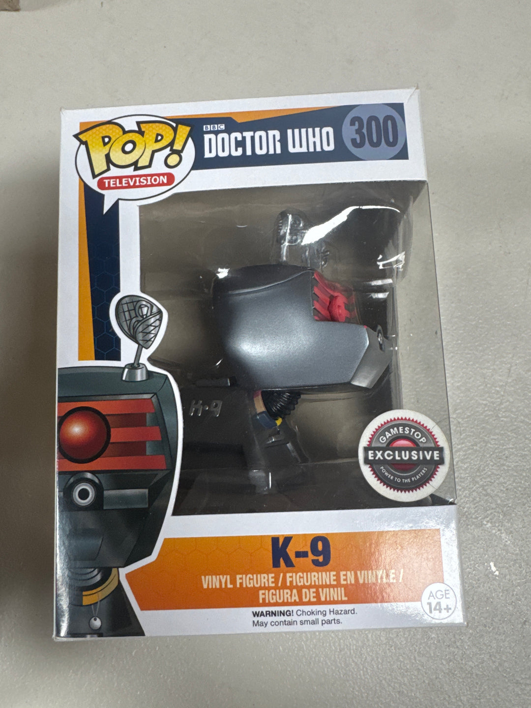 Funko Pop! K-9 #300 Gamestop Doctor Who FP101326