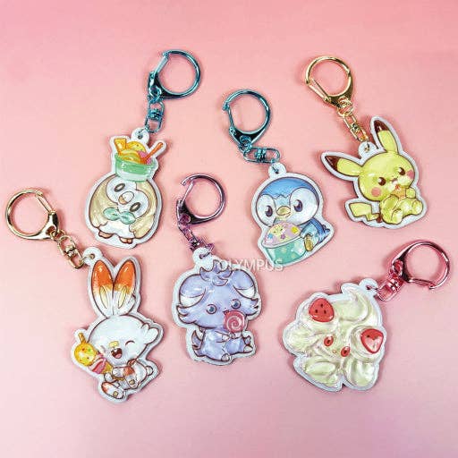 Pokémon Pocket Peace Candy BonBon Mirror Keyring (Random Blind Box) NE33126