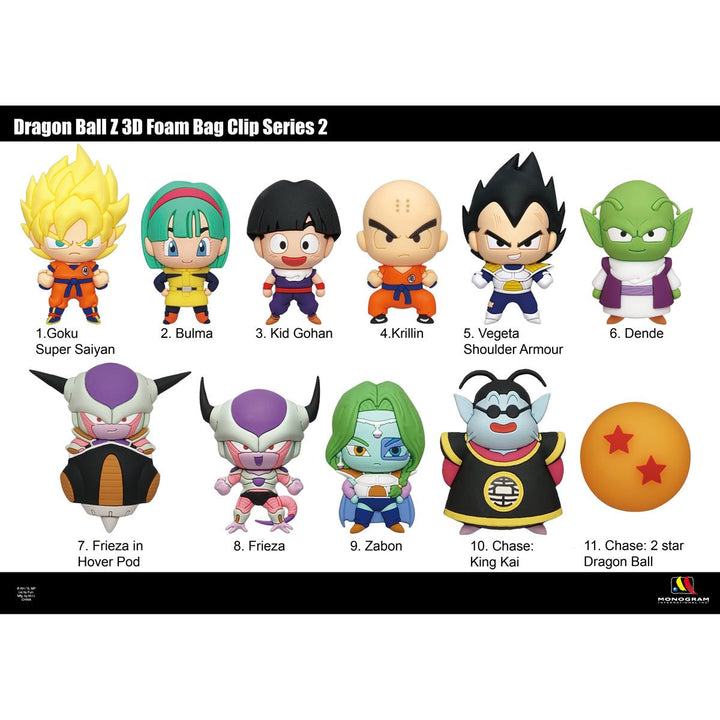 Dragon Ball Z Series 2 3D Figural Bag Clip
