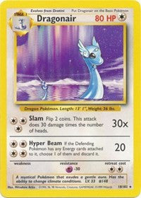 Pokemon TCG Base Set Dragonair - 18/102 (MP)