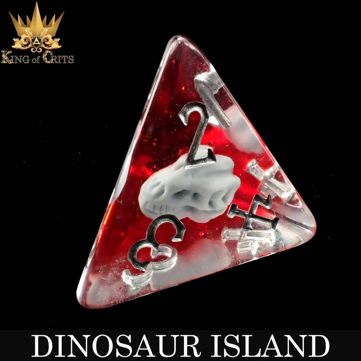 King of Crits Dinosaur Island - 11 Dice Set NE4226